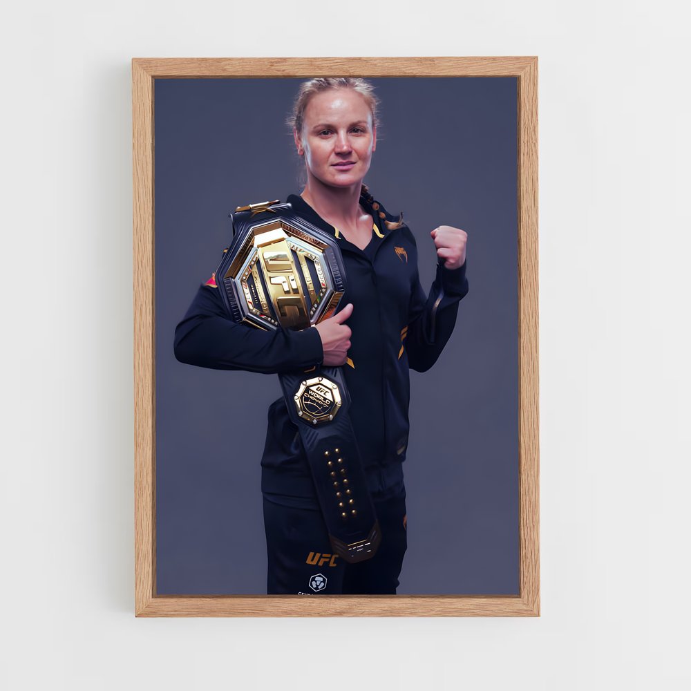 Poster Guerrière Éblouissante – affiche MMA (vue 4)